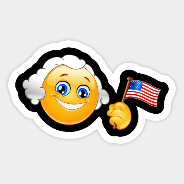 Washington Emoji Emoji Sticker TeePublic